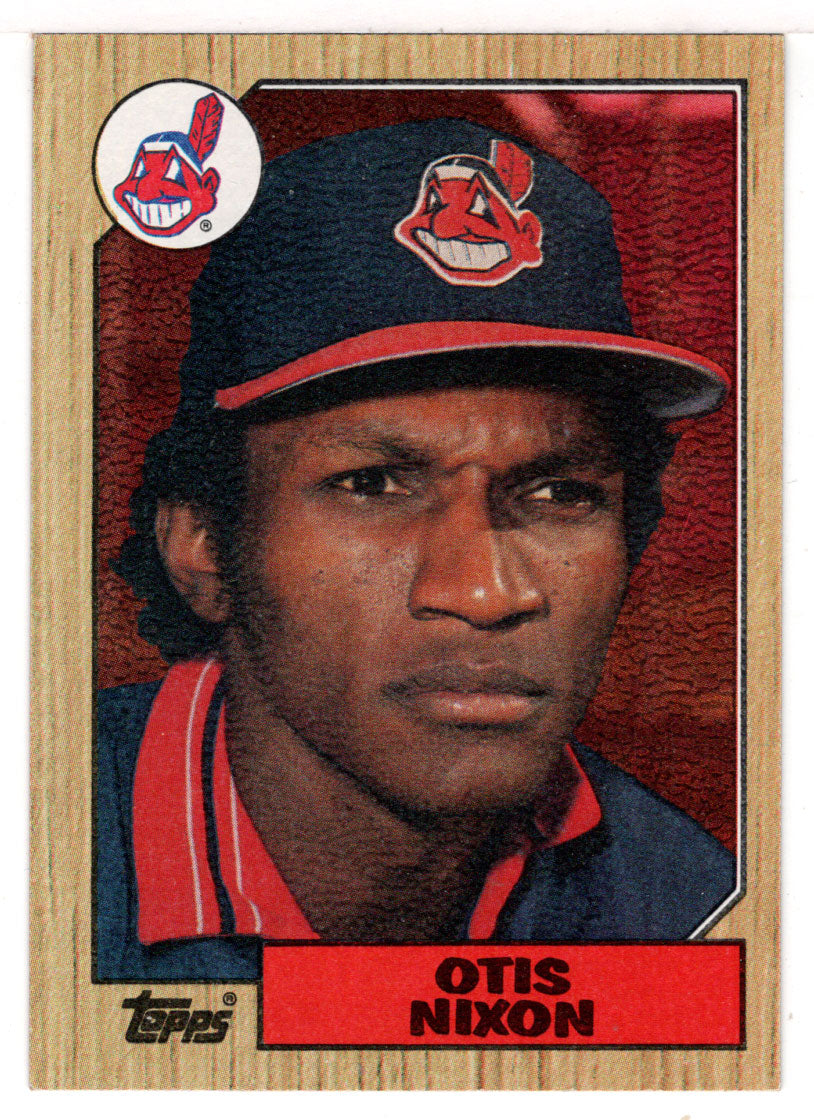 Otis Nixon - Cleveland Indians (MLB Baseball Card) 1987 Topps # 486 Mint