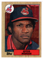 Otis Nixon - Cleveland Indians (MLB Baseball Card) 1987 Topps # 486 Mint