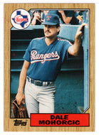 Dale Mohorcic - Texas Rangers (MLB Baseball Card) 1987 Topps # 497 Mint
