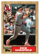 Dick Schofield - California Angels (MLB Baseball Card) 1987 Topps # 502 Mint