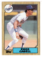 Enos Cabell - Los Angeles Dodgers (MLB Baseball Card) 1987 Topps # 509 Mint