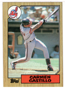 Carmen Castillo - Cleveland Indians (MLB Baseball Card) 1987 Topps # 513 Mint