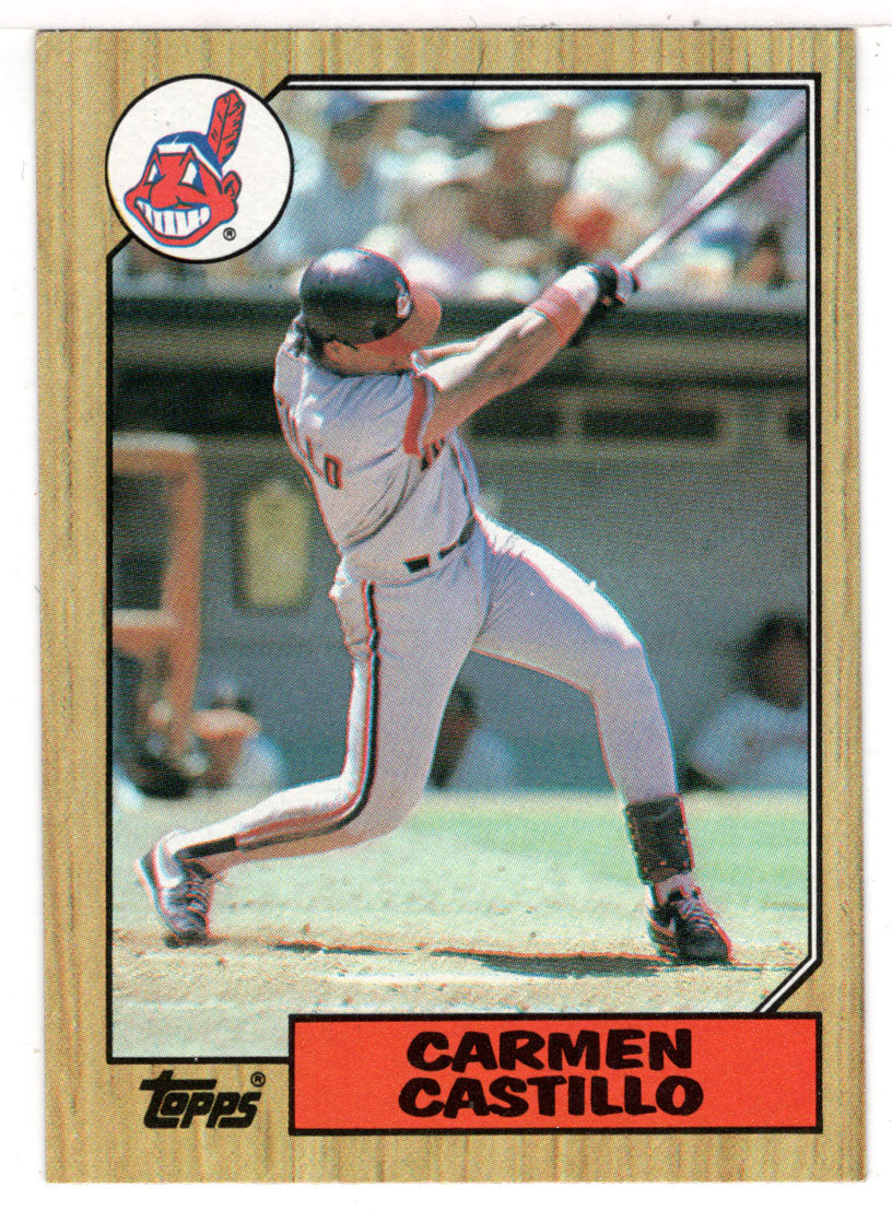 Carmen Castillo - Cleveland Indians (MLB Baseball Card) 1987 Topps # 513 Mint