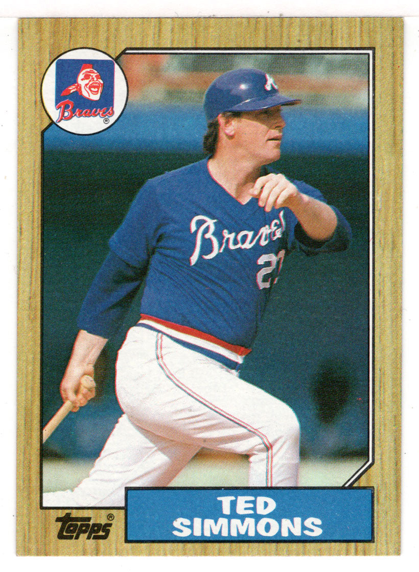 Ted Simmons - Atlanta Braves (MLB Baseball Card) 1987 Topps # 516 Mint
