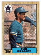 Phil Bradley - Seattle Mariners (MLB Baseball Card) 1987 Topps # 525 Mint