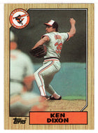 Ken Dixon - Baltimore Orioles (MLB Baseball Card) 1987 Topps # 528 Mint