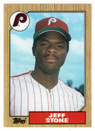 Jeff Stone - Philadelphia Phillies (MLB Baseball Card) 1987 Topps # 532 Mint