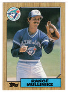 Rance Mulliniks - Toronto Blue Jays (MLB Baseball Card) 1987 Topps # 537 Mint