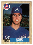 Zane Smith - Atlanta Braves (MLB Baseball Card) 1987 Topps # 544 Mint