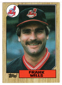 Frank Wills - Cleveland Indians (MLB Baseball Card) 1987 Topps # 551 Mint