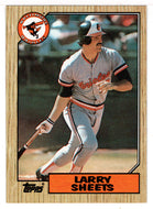 Larry Sheets - Baltimore Orioles (MLB Baseball Card) 1987 Topps # 552 Mint