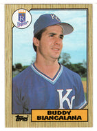Buddy Biancalana - Kansas City Royals (MLB Baseball Card) 1987 Topps # 554 Mint