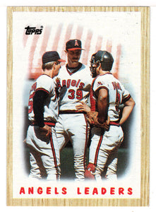 California Angels Team Checklist (MLB Baseball Card) 1987 Topps # 556 Mint