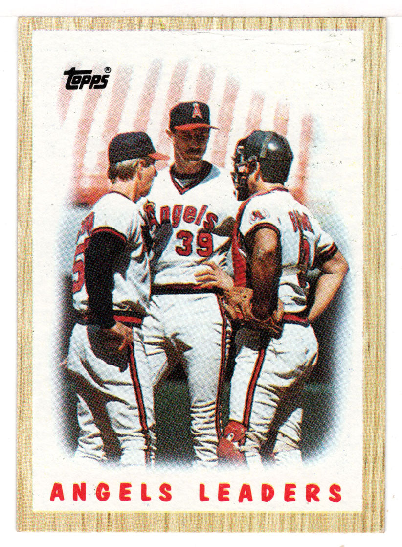 California Angels Team Checklist (MLB Baseball Card) 1987 Topps # 556 Mint