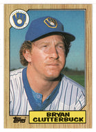 Bryan Clutterbuck - Milwaukee Brewers (MLB Baseball Card) 1987 Topps # 562 Mint