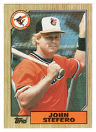 John Stefero - Baltimore Orioles (MLB Baseball Card) 1987 Topps # 563 Mint