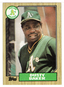 Dusty Baker - Oakland Athletics (MLB Baseball Card) 1987 Topps # 565 Mint