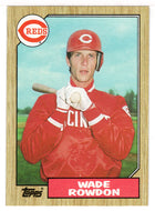 Wade Rowdon - Cincinnati Reds (MLB Baseball Card) 1987 Topps # 569 Mint