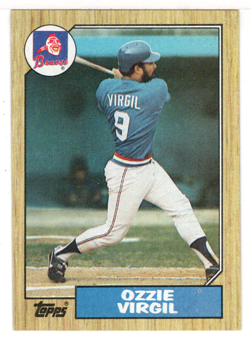 Ozzie Virgil - Atlanta Braves (MLB Baseball Card) 1987 Topps # 571 Mint