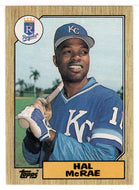 Hal McRae - Kansas City Royals (MLB Baseball Card) 1987 Topps # 573 Mint
