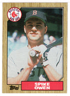 Spike Owen - Boston Red Sox (MLB Baseball Card) 1987 Topps # 591 Mint