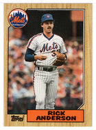 Rick Anderson - New York Mets (MLB Baseball Card) 1987 Topps # 594 Mint