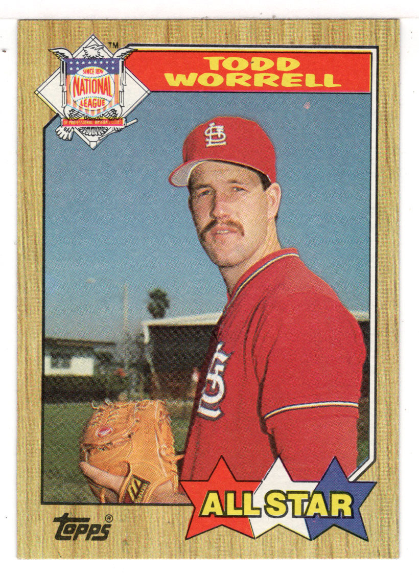 Todd Worrell - St. Louis Cardinals - All Star (MLB Baseball Card) 1987 Topps # 605 Mint