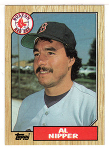 Al Nipper - Boston Red Sox (MLB Baseball Card) 1987 Topps # 617 Mint