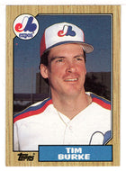 Tim Burke - Montreal Expos (MLB Baseball Card) 1987 Topps # 624 Mint