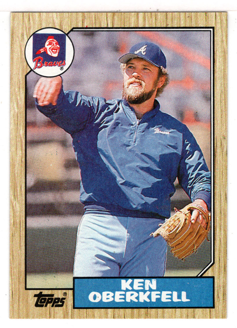 Ken Oberkfell - Atlanta Braves (MLB Baseball Card) 1987 Topps # 627 Mint