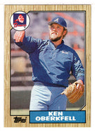 Ken Oberkfell - Atlanta Braves (MLB Baseball Card) 1987 Topps # 627 Mint