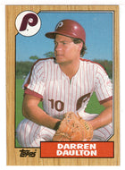 Darren Daulton - Philadelphia Phillies (MLB Baseball Card) 1987 Topps # 636 Mint