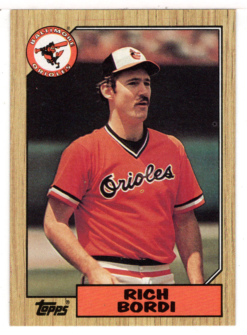 Rich Bordi - Baltimore Orioles (MLB Baseball Card) 1987 Topps # 638 Mint