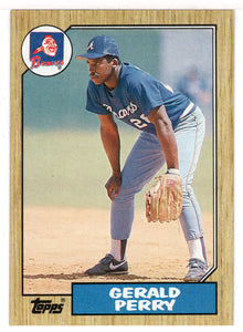 Gerald Perry - Atlanta Braves (MLB Baseball Card) 1987 Topps # 639 Mint