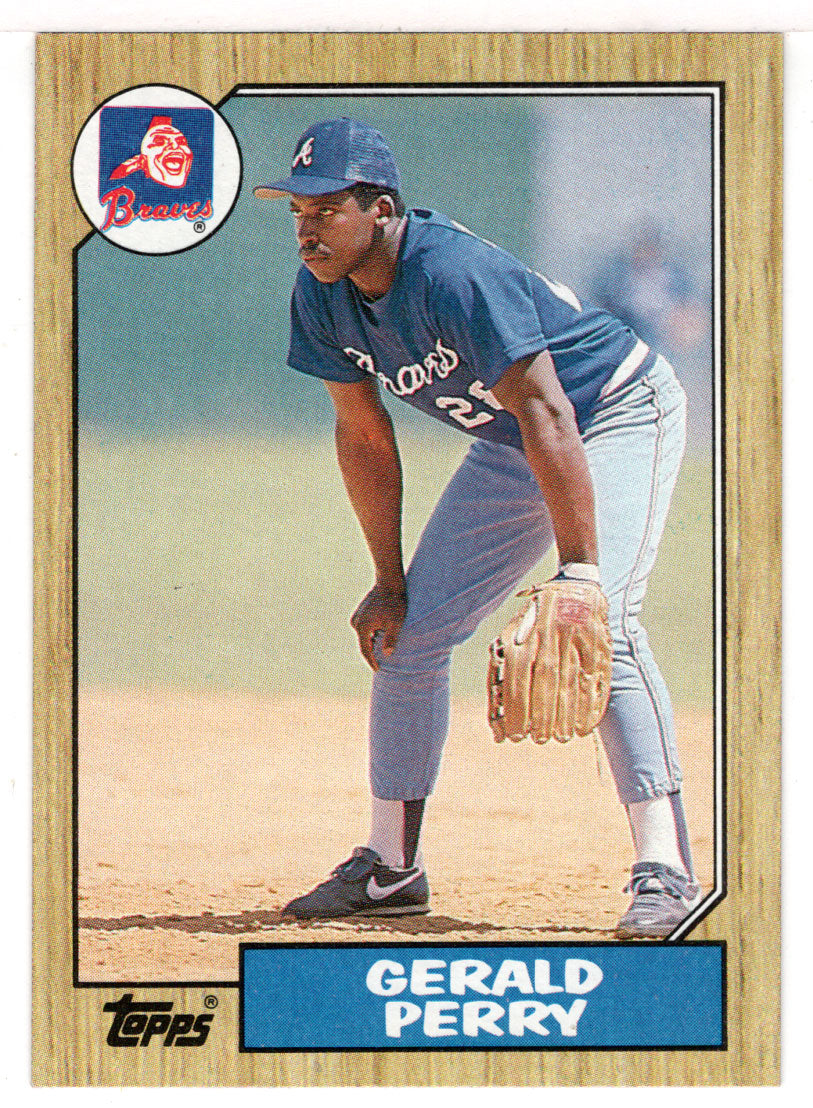 Gerald Perry - Atlanta Braves (MLB Baseball Card) 1987 Topps # 639 Mint