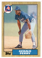 Gerald Perry - Atlanta Braves (MLB Baseball Card) 1987 Topps # 639 Mint