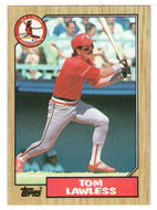 Tom Lawless - St. Louis Cardinals (MLB Baseball Card) 1987 Topps # 647 Mint