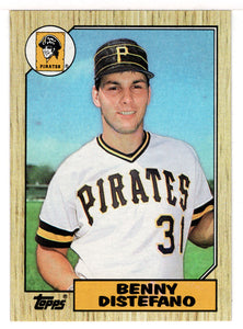 Benny Distefano - Pittsburgh Pirates (MLB Baseball Card) 1987 Topps # 651 Mint