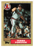 Terry Forster - California Angels (MLB Baseball Card) 1987 Topps # 652 Mint