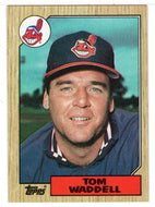 Tom Waddell - Cleveland Indians (MLB Baseball Card) 1987 Topps # 657 Mint