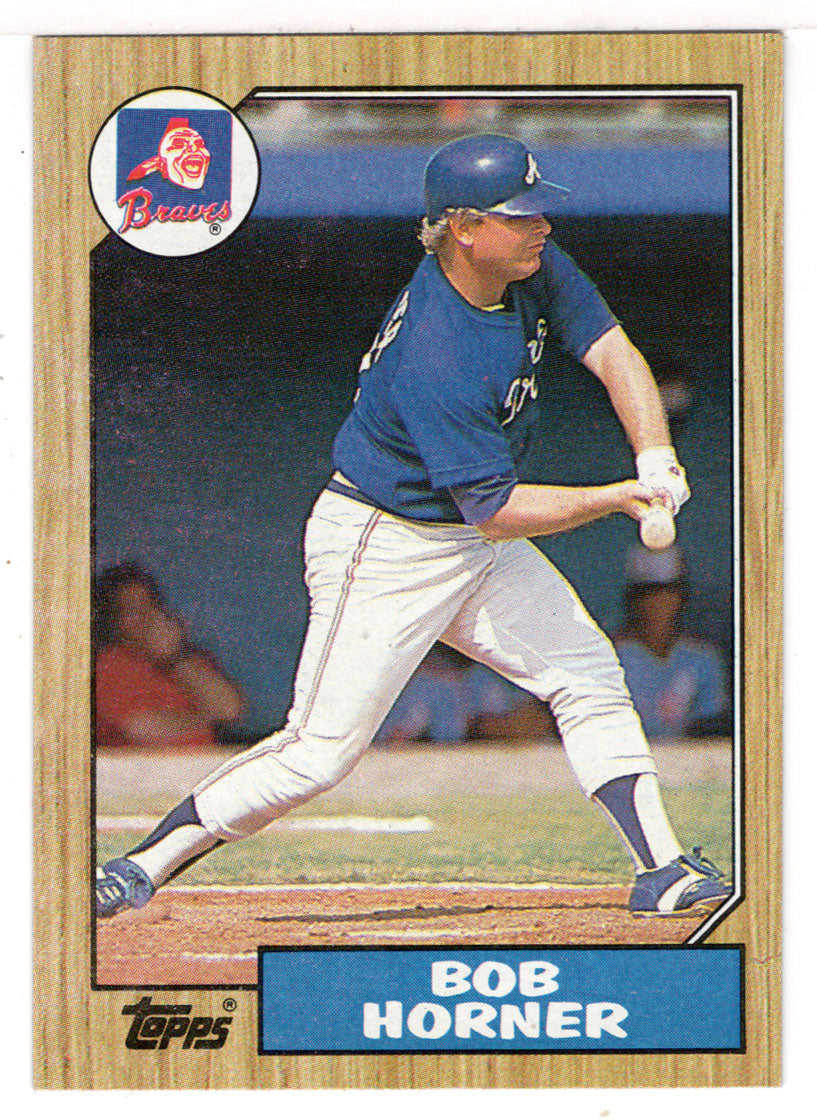 Bob Horner - Atlanta Braves (MLB Baseball Card) 1987 Topps # 660