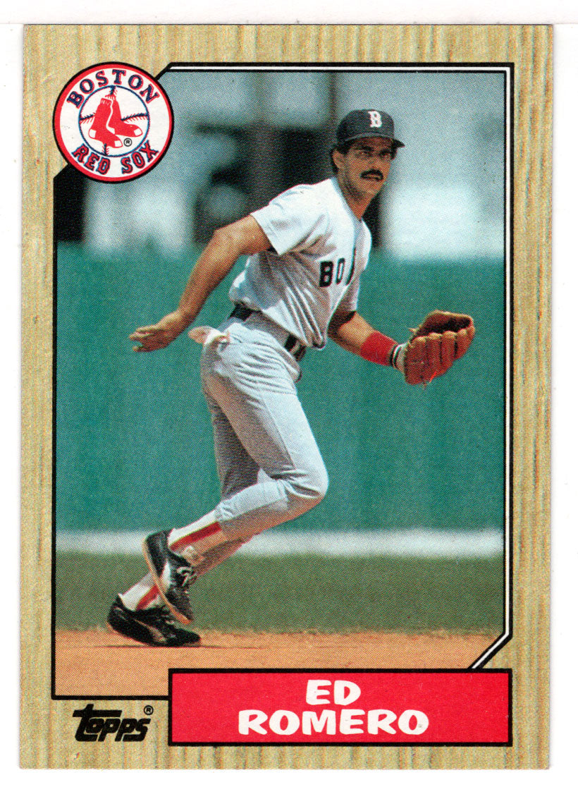 Ed Romero - Boston Red Sox (MLB Baseball Card) 1987 Topps # 675 Mint