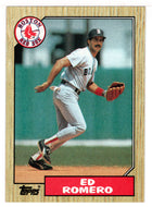 Ed Romero - Boston Red Sox (MLB Baseball Card) 1987 Topps # 675 Mint