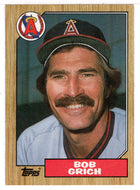Bob Grich - California Angels (MLB Baseball Card) 1987 Topps # 677 Mint