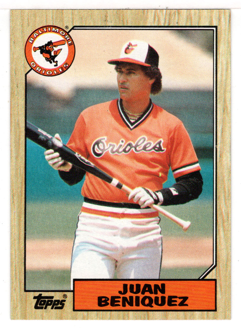 Juan Beniquez - Baltimore Orioles (MLB Baseball Card) 1987 Topps # 688 Mint