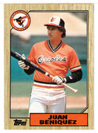 Juan Beniquez - Baltimore Orioles (MLB Baseball Card) 1987 Topps # 688 Mint