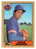 Jesse Orosco - New York Mets (MLB Baseball Card) 1987 Topps # 704 Mint