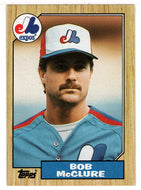 Bob McClure - Montreal Expos (MLB Baseball Card) 1987 Topps # 707 Mint