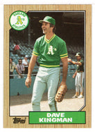 Dave Kingman - Oakland Athletics (MLB Baseball Card) 1987 Topps # 709 Mint