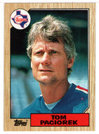 Tom Paciorek - Texas Rangers (MLB Baseball Card) 1987 Topps # 729 Mint
